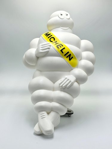 MICHELIN BIBENDUM L COLLECTION 美品最安値 Michelin Man Statue Large Soft Vinyl Figure Japan Import