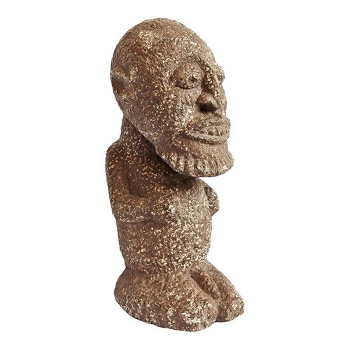 Statuetta Da Giardino Troll Oma Con Dito Medio – XXL In Pietra Fusa, Resistente Al Gelo, 36 Cm, 21 Kg, Grigio - 2