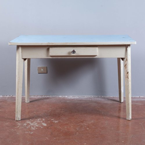 Vintage Dining Table in Wood & Metal for sale at Pamono