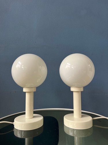 Lampe de table globe spoutnik vintage space age de doria leuchten