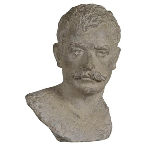 Buste De Napoléon III En Plâtre Et Poudre De Marbre - Blanc - Style Second Empire