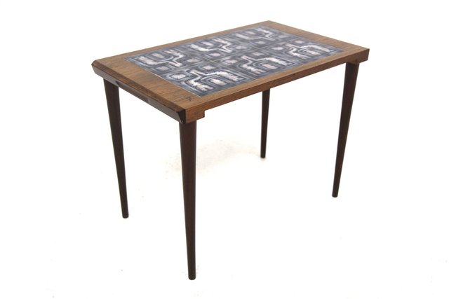 The Urban Port Beistelltisch Aus Palisander – Würfelförmig, Mit Stauraum, 40,6x40,6x40,6 Cm, Braun