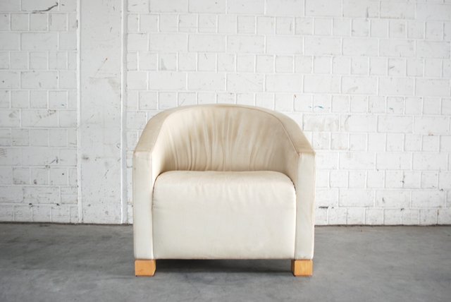 Sessel aus Cremefarbenem Leder von Paolo Piva für De Sede, 1980er bei