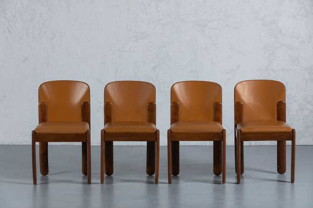 Silvio Coppola チェア　イタリア Silvio Coppola for Bernini Set of Four Dining Chairs in
