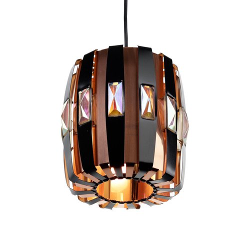 【60s】Coronell Elektro社製 ペンダントライト ヴィンテージ Danish Copper Pendant Lamp by Werner Schou for Coronell Elektro