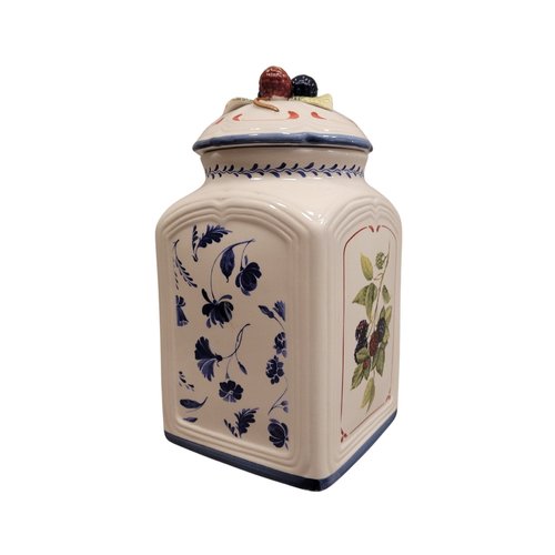 ドイツの老舗ブランド Villeroy&Boch Cookie Jar 正規品 コレクターの方必見 Winter Bakery Delight large biscuit jar Villeroy & Boch