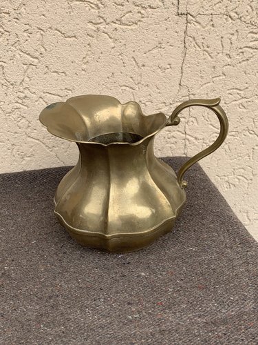 Goldener Vintage Messingkrug bei Pamono kaufen
