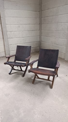 Set of Inca Chairs by Angel I. Pazmino, 1960s for sale at Pamono