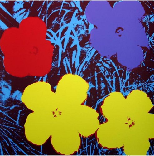 Sunday B. Morning after Andy Warhol, Flowers 11.71, Silkscreen