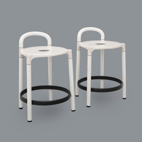 Set of Stools by Anna Castelli Ferrieri for Kartell, 1980s for