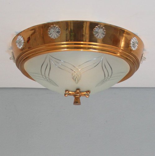 Art Deco Ceiling Light 1940s For Sale At Pamono