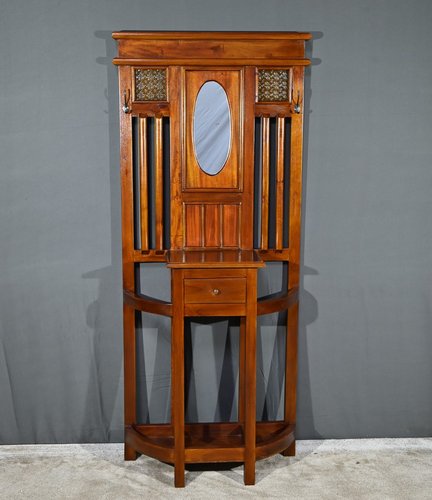 Art Deco Mahogany Coat Rack, 1930s for sale at Pamono