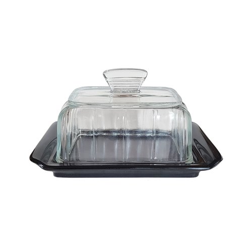 Artesà Mini Beurrier Cloche à Beurre En Verre 9x9,5 Cm - Élégant Et Pratique