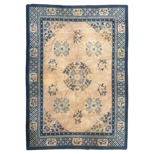Chinese Rug 1950 Vintage Chinese Art Deco Peking Rug, 1950s for sale at Pamono