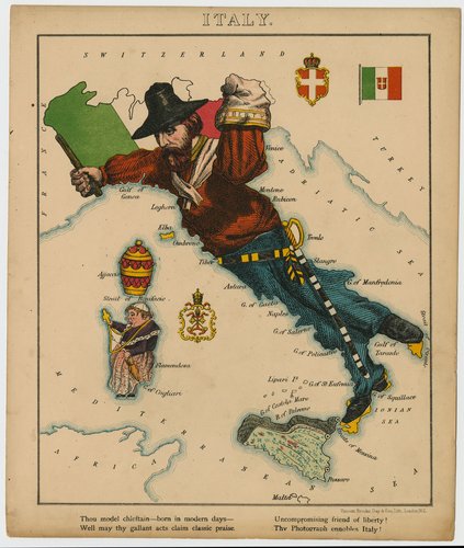 Caricature Map of Italy for sale at Pamono Caricature Map of Italy for sale at Pamono