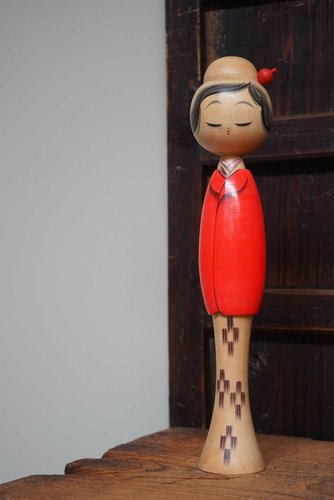 Kokeshi by Hajime Miyashita, Japan, 1970s for sale at Pamono