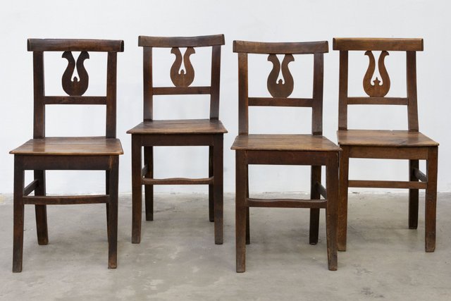 Pair of Stylized Rustic Oak and Leather Stools Pair of Stylized Rustic Oak and Leather Stools