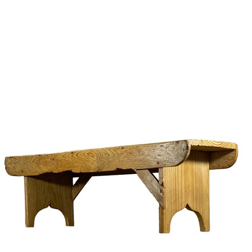 Antique Rustic Bench, 1890 for sale at Pamono