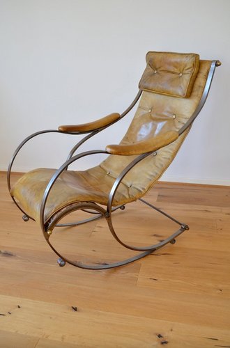 Rocking Chair par Peter Cooper pour RW Winfield, 1890s en vente sur Pamono
