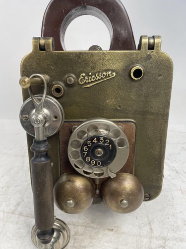 Bronze on-Board Telephone from Ericsson, 1940s for sale at Pamono