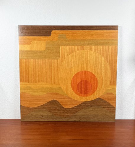 Pendule murale bois palissandre