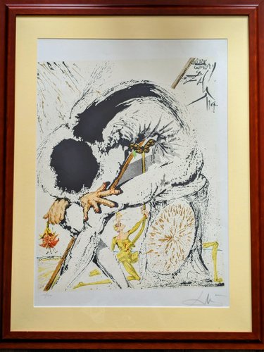 Salvador Dali, Hidalgo's Metamorphosis, Hand-Signed Original