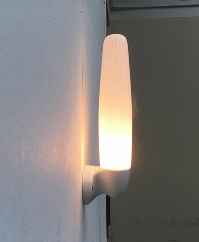 Mid-Century German Ceramic 6060 Sconces by Wilhelm Wagenfeld