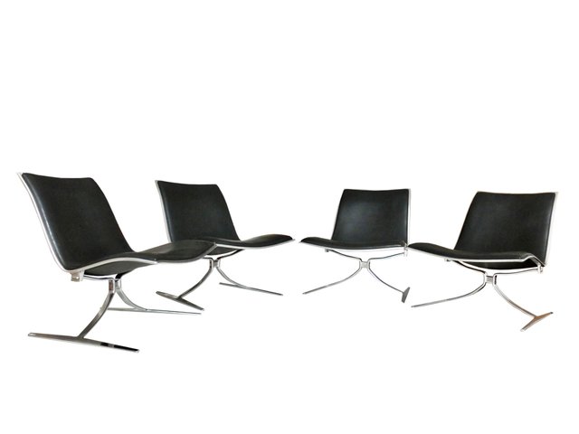 Jk 710 Skater Chairs by Jørgen Kastholm for Kill International
