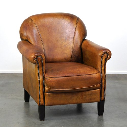 Vintage Chair Leather Vintage Armchair Vintage Tufted Leather