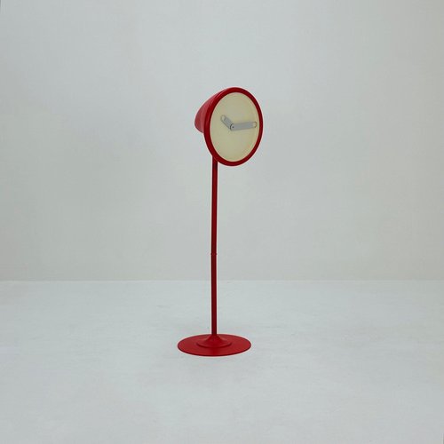PS Tüno Collection Floor Clock in Red from Ikea for sale at Pamono