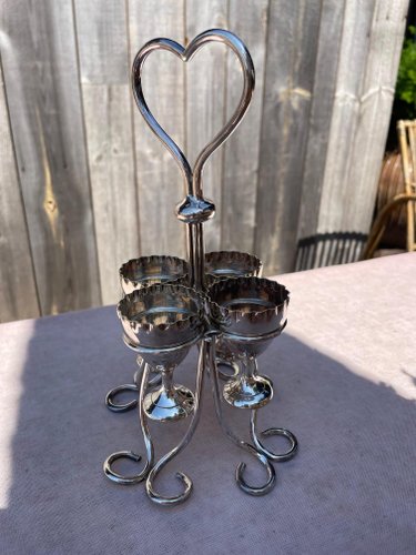 Egg Cup Stands by Mappin and Webb, Set of 5 for sale at Pamono