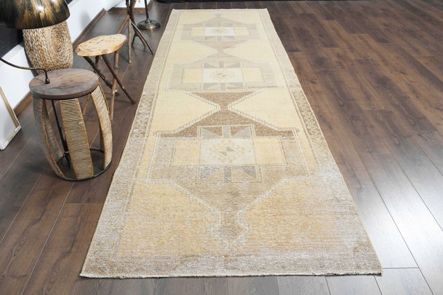 Vintage Orange Runner Rug, 1960s for sale at Pamono