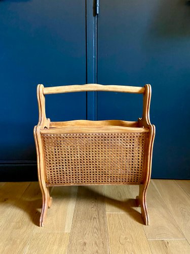 Vintage Magazine Rack, 1970s for sale at Pamono