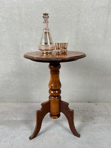 Antique Round Side Table for sale at Pamono
