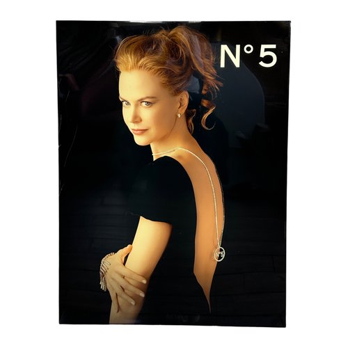 Coco Chanel Advertisement Display with Nicole Kidman, 2000s