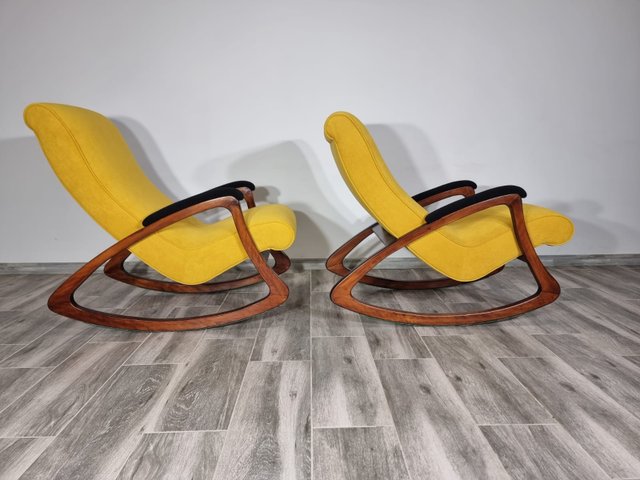 Mid-Century Rocking Chair for sale at Pamono