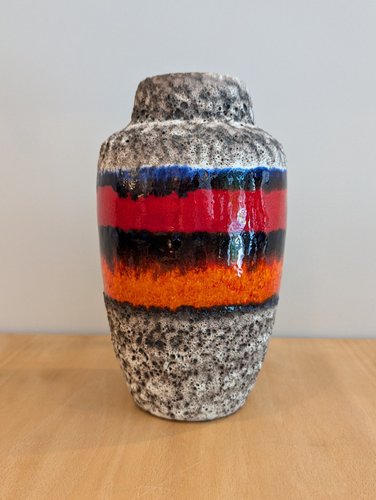 Mid-Century West German Ceramic Vase from Scheurich for sale at Pamono