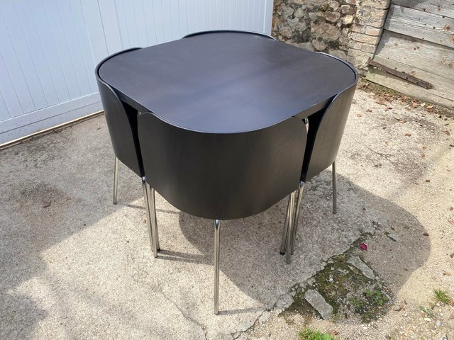 Fusion Model Table and Chairs by Sandra Kragnert for Ikea 1990s Set of 5