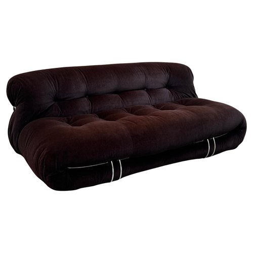 Vintage Soriana Two-Seater Sofa by Tobia Scarpa, 1969