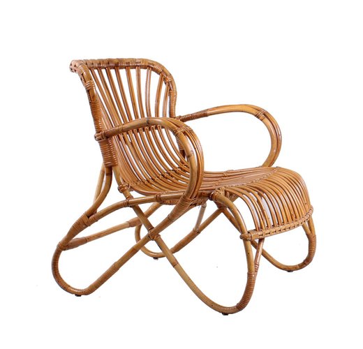 椅子 vintage rattan easy chair Vintage Rattan Easy Chair – Stowaway London