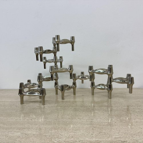 Large Candlestick by Fritz Nagel & Ceasar Stoffi for BMF Large Candlestick by Fritz Nagel & Ceasar Stoffi for BMF
