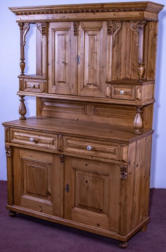 Antique Pine Kitchen Dresser/Buffet, 1910 for sale at Pamono