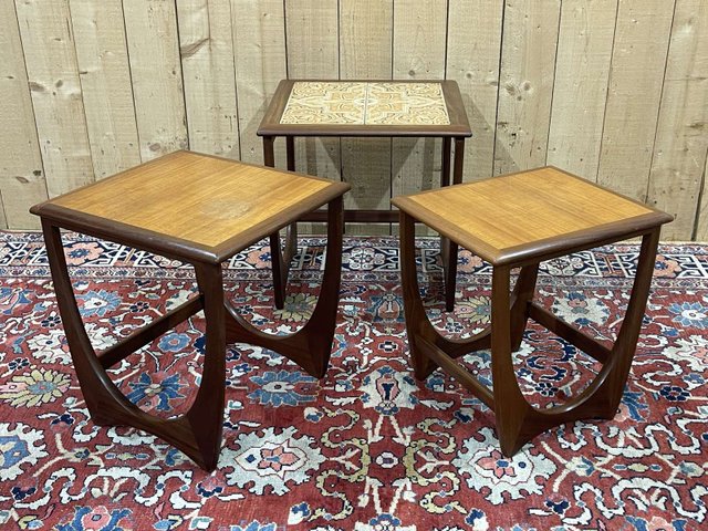 Astro Nesting Tables in Teak from G-Plan, 1970s, Set of 3 for sale at ...