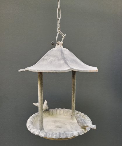 View of Cast Iron Birdhouse Hanging Birdfeeder for sale at Pamono