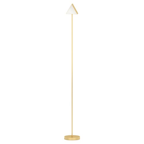 Triangle Box Brass Floor Light by Atelier Areti for sale at Pamono