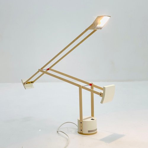 Vintage Italian White Tizio Table Lamp by Richard Sapper for