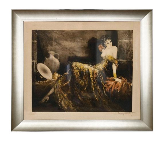 Louis Icart, Figurative Scene, 1930s, Lithograph for sale at Pamono