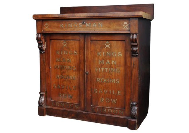 19th Century Mahogany Carved & Hand Gilt Painted Chiffonier with ...