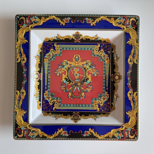 ヴェルサーチ VERSACE Le Roi Soleilロワ・ソレイユ Le Roi Soleil Bowl by Versace for Rosenthal, 1993 for sale