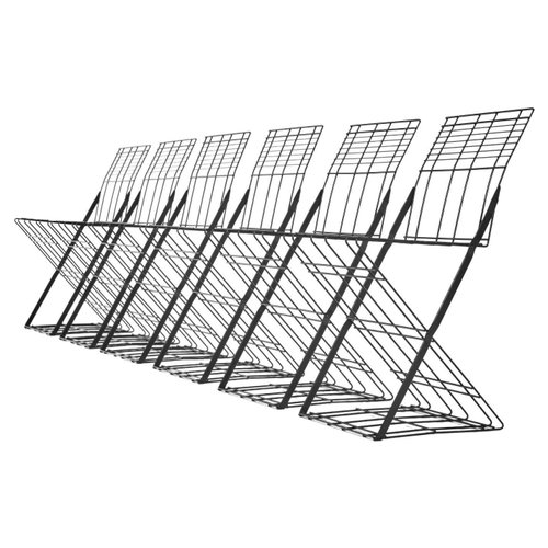 Zig Zag Wire Chairs by Gerrit Thomas Rietveld, 1970s, Set of